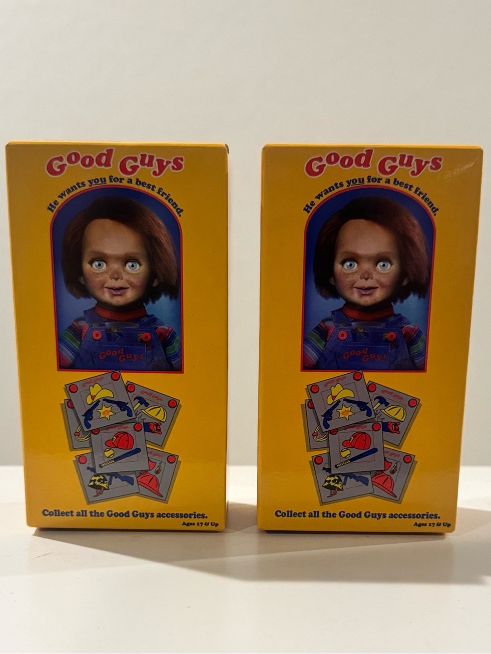 NECA Chucky (TV Series) - 7” Scale Good Guys Action Figure Blind Box. Set of 2